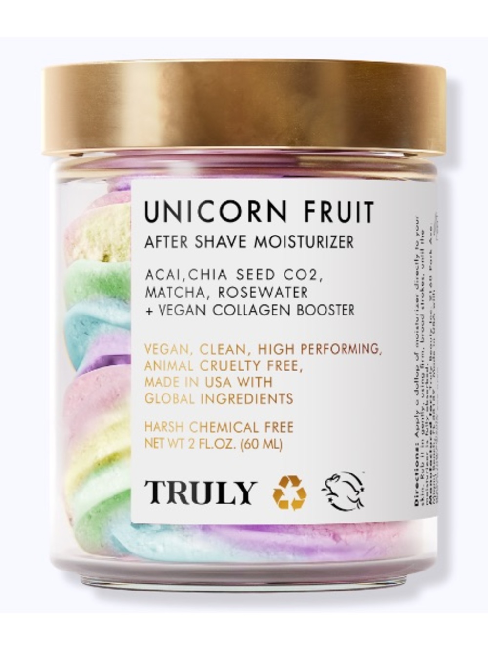 Truly Unicorn Fruit After Shave Moisturizer 2 oz- Opened, never used.